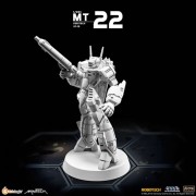 Minitech Miniature Model Kits - Macross / Robotech - Veritech VF-1D Battloid Mode