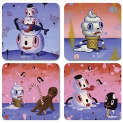 Coasters - Gary Baseman - Assorted 4-Pack