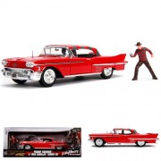 1:24 Scale Diecast - Hollywood Rides - Nightmare on Elm Street - 1958 Cadillac Series 62 w/ Freddy