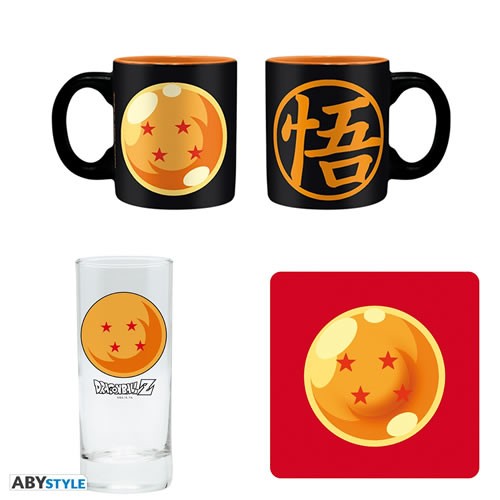 Gift Sets - Dragon Ball Z - Drinking Glass + Coaster + Espresso Mug