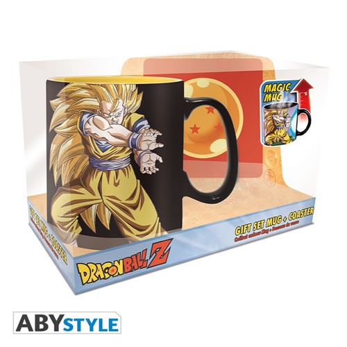 Gift Sets - Dragon Ball Z - Heat Change Mug + Goku Kamehameha Coaster