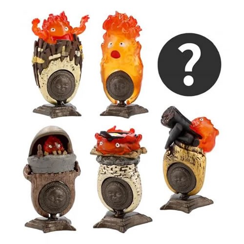 Kazaring Rings - Howl's Moving Castle - 6pc Calcifer Blind Box Display