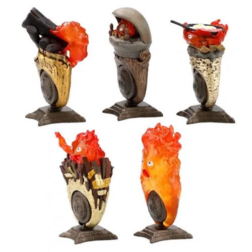 Kazaring Rings - Howl's Moving Castle - 6pc Calcifer Blind Box Display