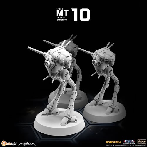 Minitech Miniature Model Kits - Macross / Robotech - Tactical Battlepod 3-Pack