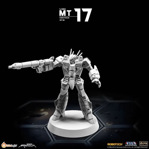 Minitech Miniature Model Kits - Macross / Robotech - Veritech VF-1S (Skull Leader)