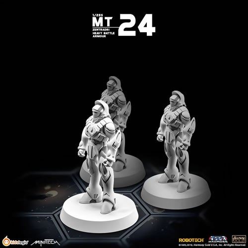 Minitech Miniature Model Kits - Macross / Robotech - Zentraedi Heavy Battle Armor 3-Pack