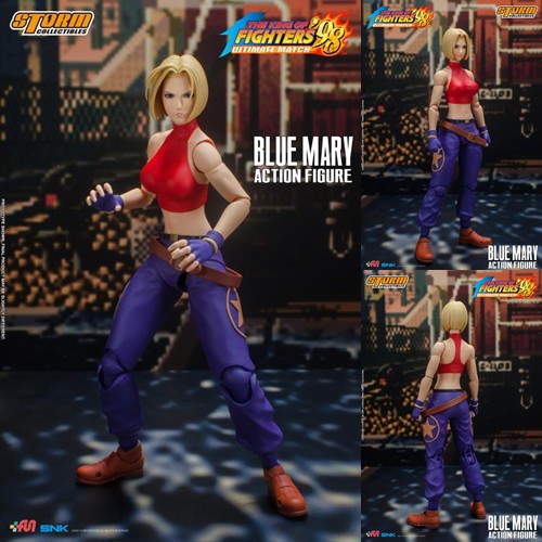 King Of Fighters '98 Ultimate Match Figures - 1/12 Scale Blue Mary