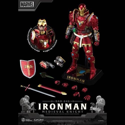 Dynamic 8-ction Heroes Figures - Marvel - DAH-046 Medieval Knight Iron-Man