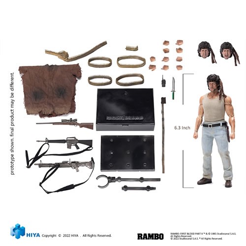 Exquisite Super Figures - Rambo: First Blood - 1/12 Scale Rambo