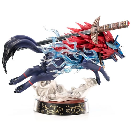 Okami Statues - Oki (Wolf Form) Standard Edition PVC Painted Statue