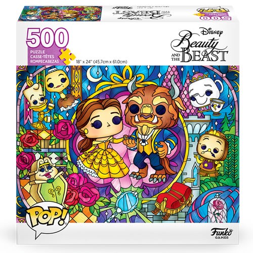 Pop! Puzzles - 500 Pcs - Disney - Beauty And The Beast