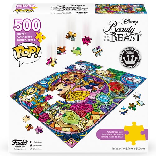 Pop! Puzzles - 500 Pcs - Disney - Beauty And The Beast