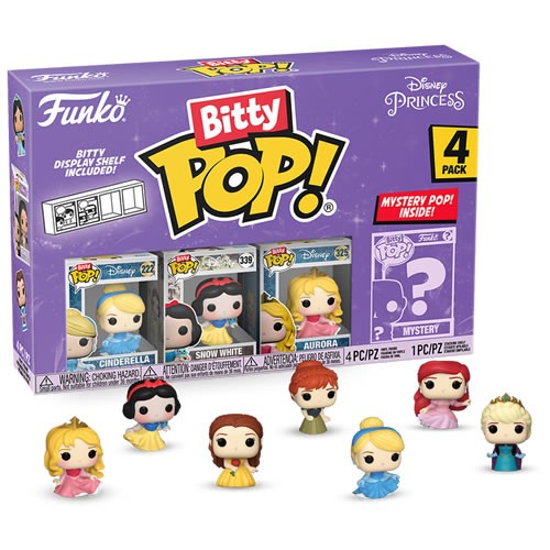 Bitty Pop! - Disney Princesses - Cinderella 4-Pack