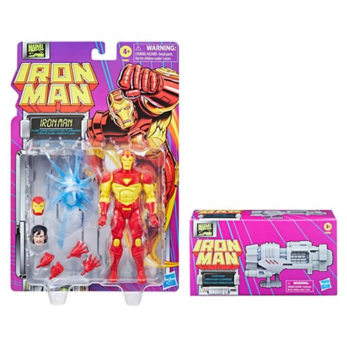 Marvel Legends 6" Figures - Deluxe Retro Iron Man Exclusive - 5L00