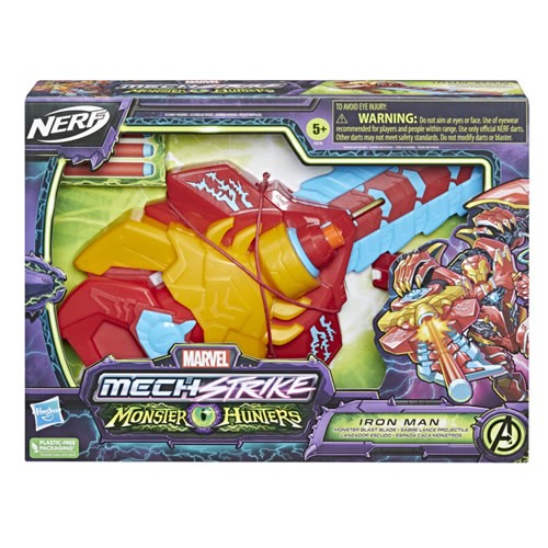 Avengers Mech Strike: Monster Hunters Roleplay - Nerf - Iron Man Monster Blast Blade - AS00