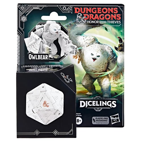 Dungeons & Dragons Figures - Honor Among Thieves - D&D Dicelings White Owlbear - 5L00