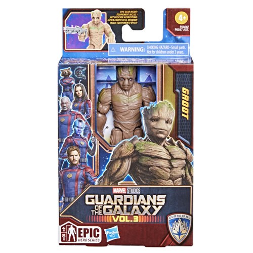 Guardians Of The Galaxy: Volume 3 Figures - Epic Hero Series - 4" Groot - 5X21