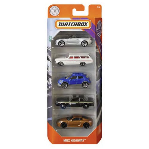 1:64 Scale Diecast - Matchbox - 5-Pack Assortment