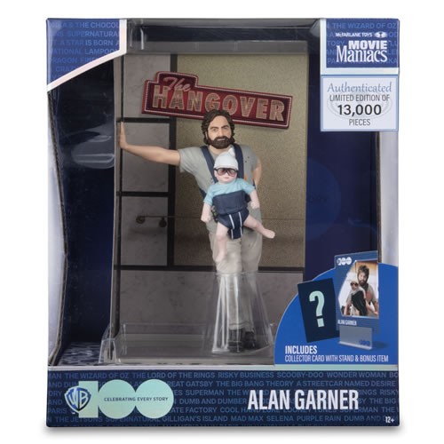 Movie Maniacs Figures - S02 - 6" Scale WB 100th Anniversary - Alan Garner (The Hangover) Posed Fig