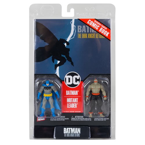 Page Punchers 3" Scale Figure w/ Comic - DC - Batman & Mutant Leader (The Dark Knight Returns)