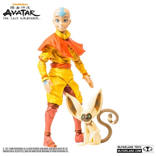 Avatar: The Last Airbender Figures - S02 - 7" Scale Aang w/ Momo