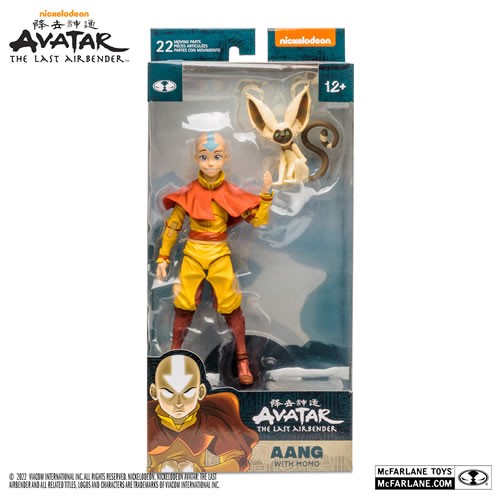 Avatar: The Last Airbender Figures - S02 - 7" Scale Aang w/ Momo