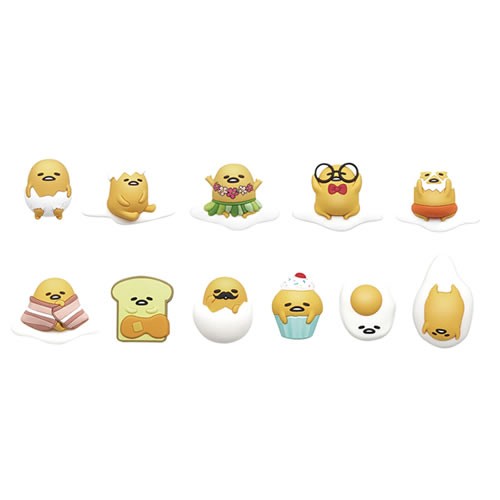 3D Foam Collectible Bag Clips - Gudetama - 24pc Blind Bag Display