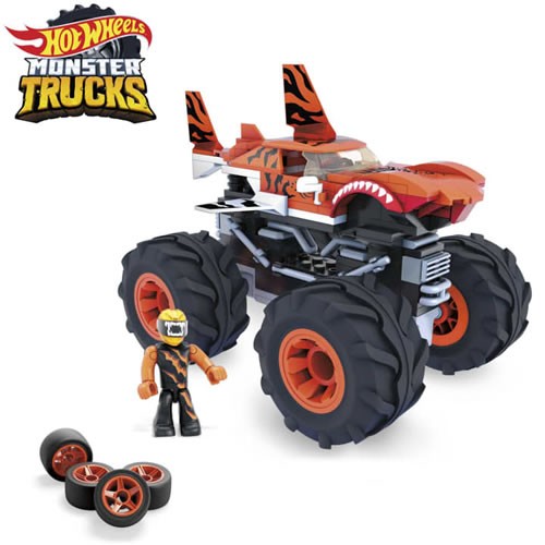 Mega Building Sets - Hot Wheels Monster Trucks - Tiger Shark Monster Truck