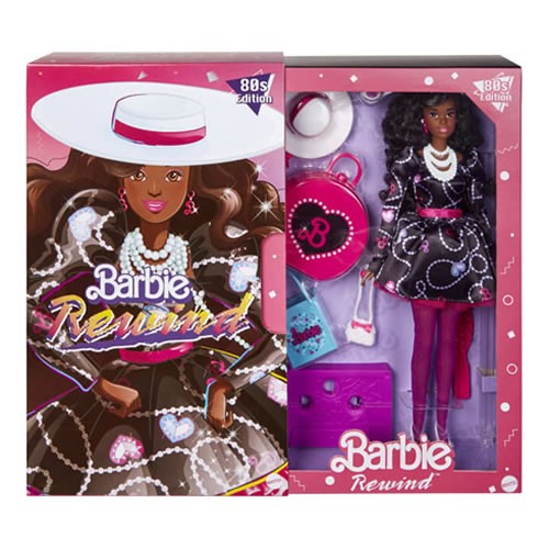 Barbie Dolls - Barbie Rewind - Curly Black Hair (80's Sophisticated Style) Doll