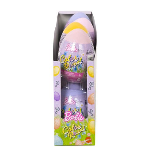 Barbie Dolls - Color Reveal - 8pc Easter Egg Surprise Pets Display