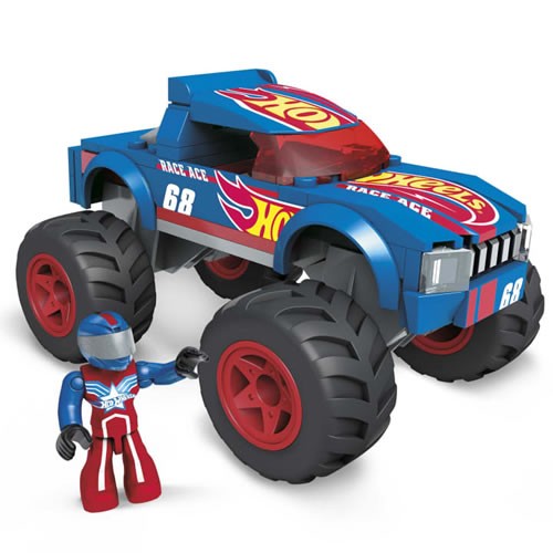 Mega Building Sets - Hot Wheels Monster Trucks - Race Ace Monster Truck