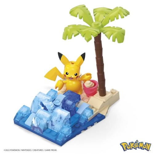 Mega Building Sets - Pokemon - Adventure Builder - Pikachu's Beach Splash