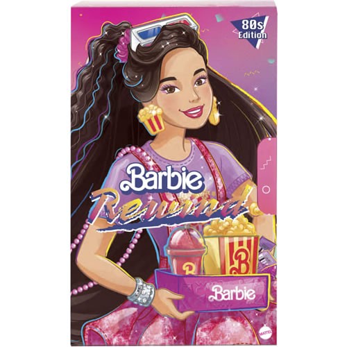 Barbie Dolls - Barbie Rewind - Black Hair (80's Movie Night) Doll