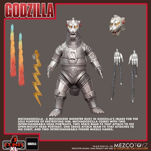 5 Points XL Figures - Godzilla Vs Mechagodzilla (1974) - Three Figure Boxed Set