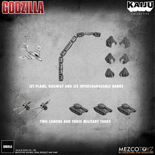 Kaiju Collective Figures - Godzilla (1954) - Godzilla Black & White Edition