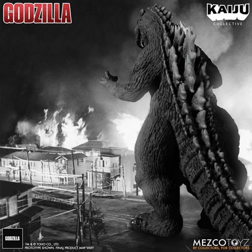 Kaiju Collective Figures - Godzilla (1954) - Godzilla Black & White Edition