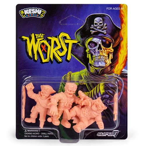 Keshi Surprise Figures - The Worst - Pack A - (Red Tiger, Captain Deadstar, Frankenghost)