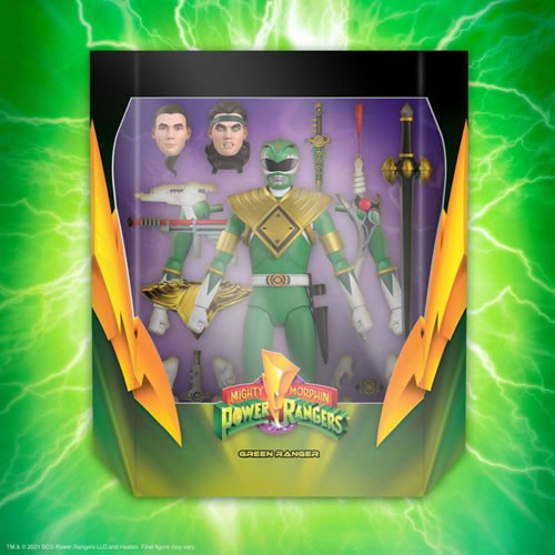 S7 ULTIMATES! Figures - Mighty Morphin Power Rangers - W01 - Green Ranger