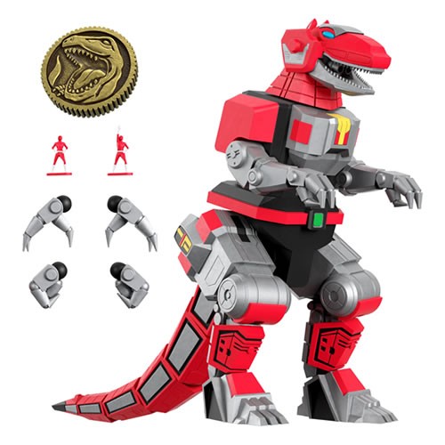 S7 ULTIMATES! Figures - Mighty Morphin Power Rangers - W01 - Tyrannosaurus Dinozord