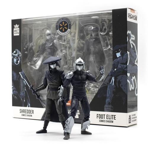 BST AXN Best Action Figures - TMNT - 5" Shredder & Foot Soldier Shadow Villains 2-Pack (SDCC 2022)