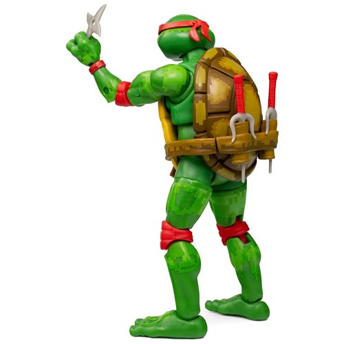 BST AXN Best Action Figures - TMNT - 5"  Raphael Pixelated (Arcade Game) Exclusive