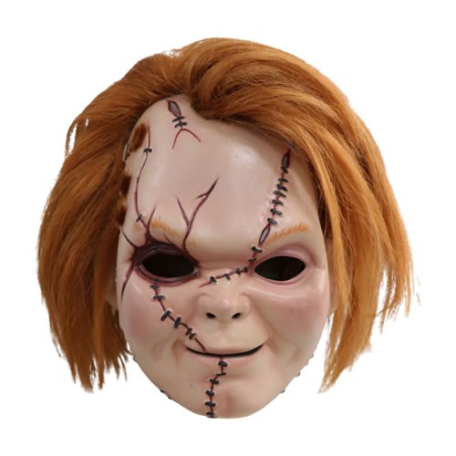 Masks - Curse Of Chucky - Scarred Chucky Plastic Mask w/ Hair