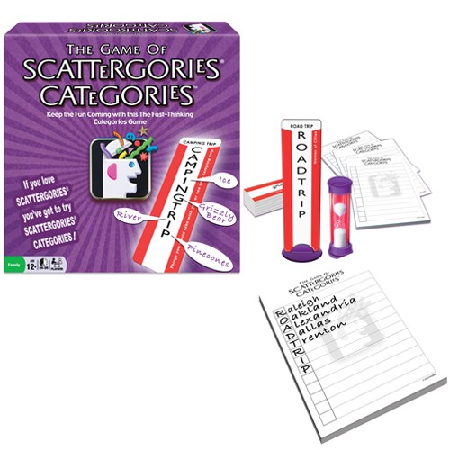 Boardgames - Scattergories Categories