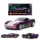 1:32 Scale Diecast - Hollywood Rides - DC - 2009 Corvette Stingray Concept (Joker Deco)