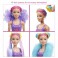 Barbie Dolls - Color Reveal Glitter Hair Swaps - Doll #01