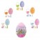 Barbie Dolls - Color Reveal - 8pc Easter Egg Surprise Pets Display