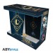 Gift Sets - League Of Legends - XXL Glass + Pin + Hextech Logo Notebook