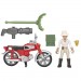 Indiana Jones Figures - Worlds Of Adventure - Helena Shaw w/ Motorcycle - 5X00