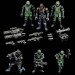 Acid Rain Figures - B2Five K6 Jungle Soldier Set